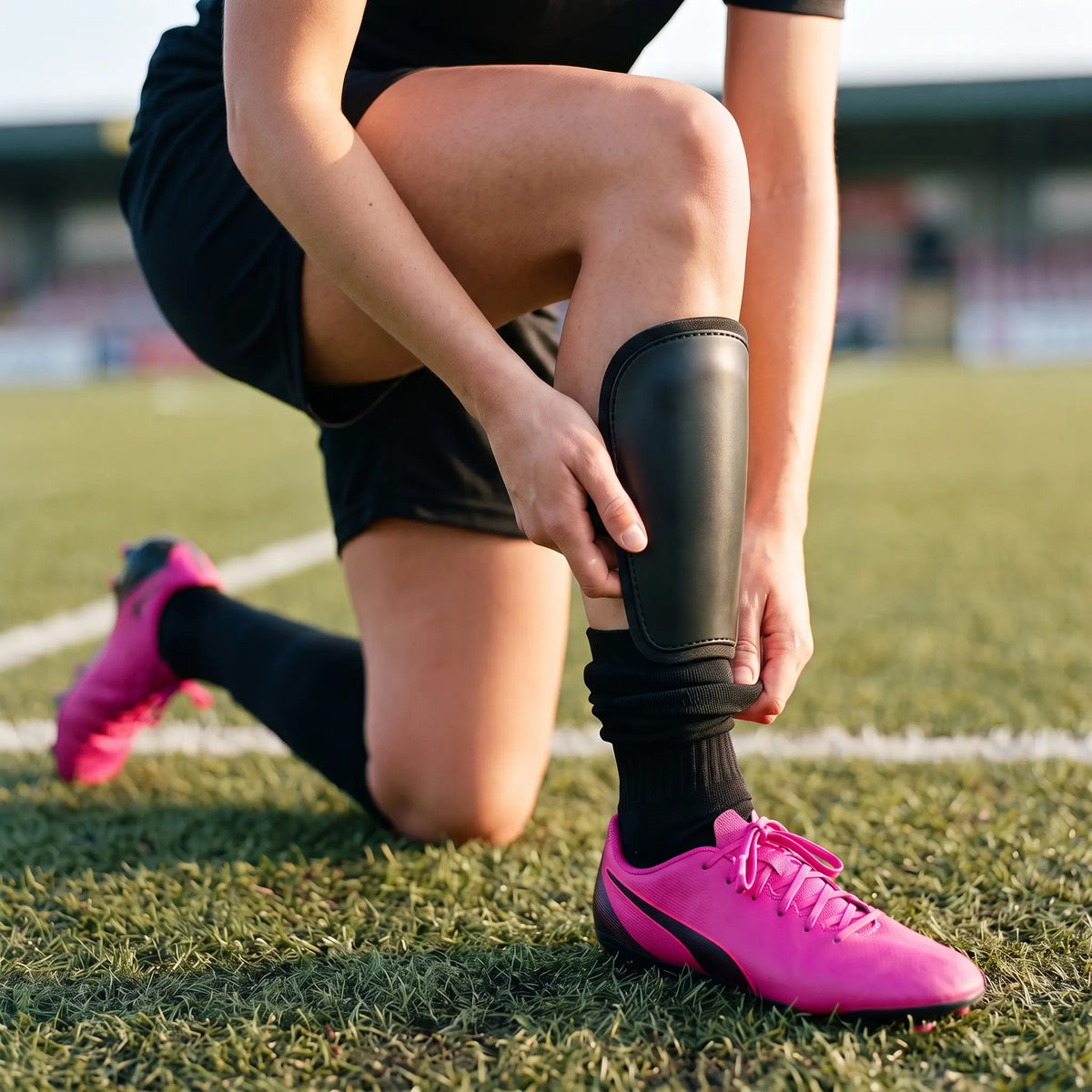 miniguard shin protection soccer Pads Lightweight Breathable
