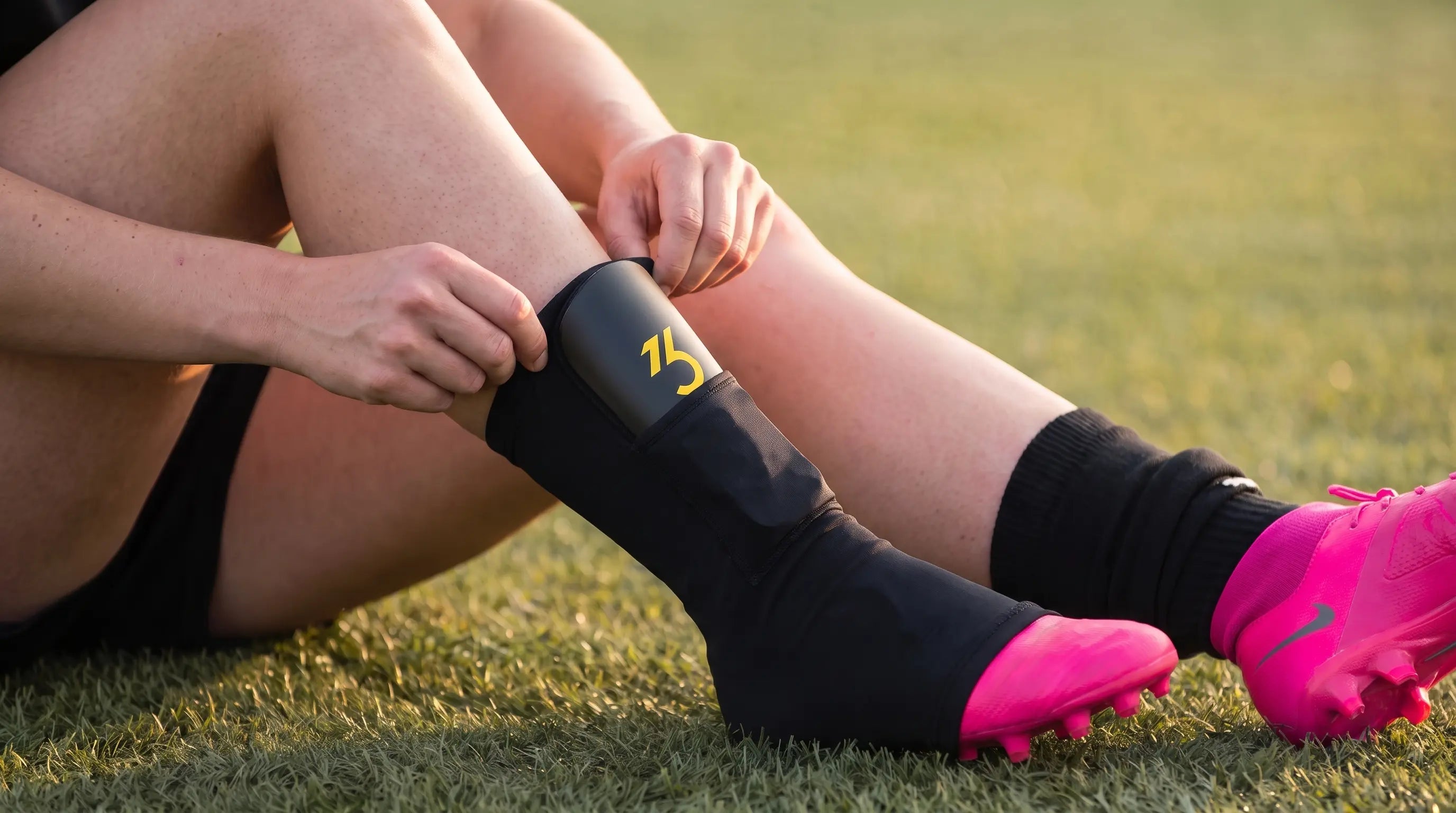 miniguard shin protection soccer Pads Lightweight Breathable